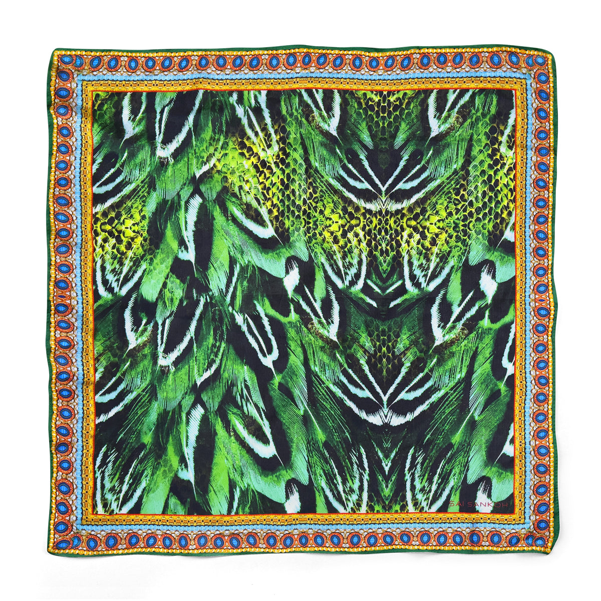 Brazil Scarf by Sai Sankoh, luxury resort scarf