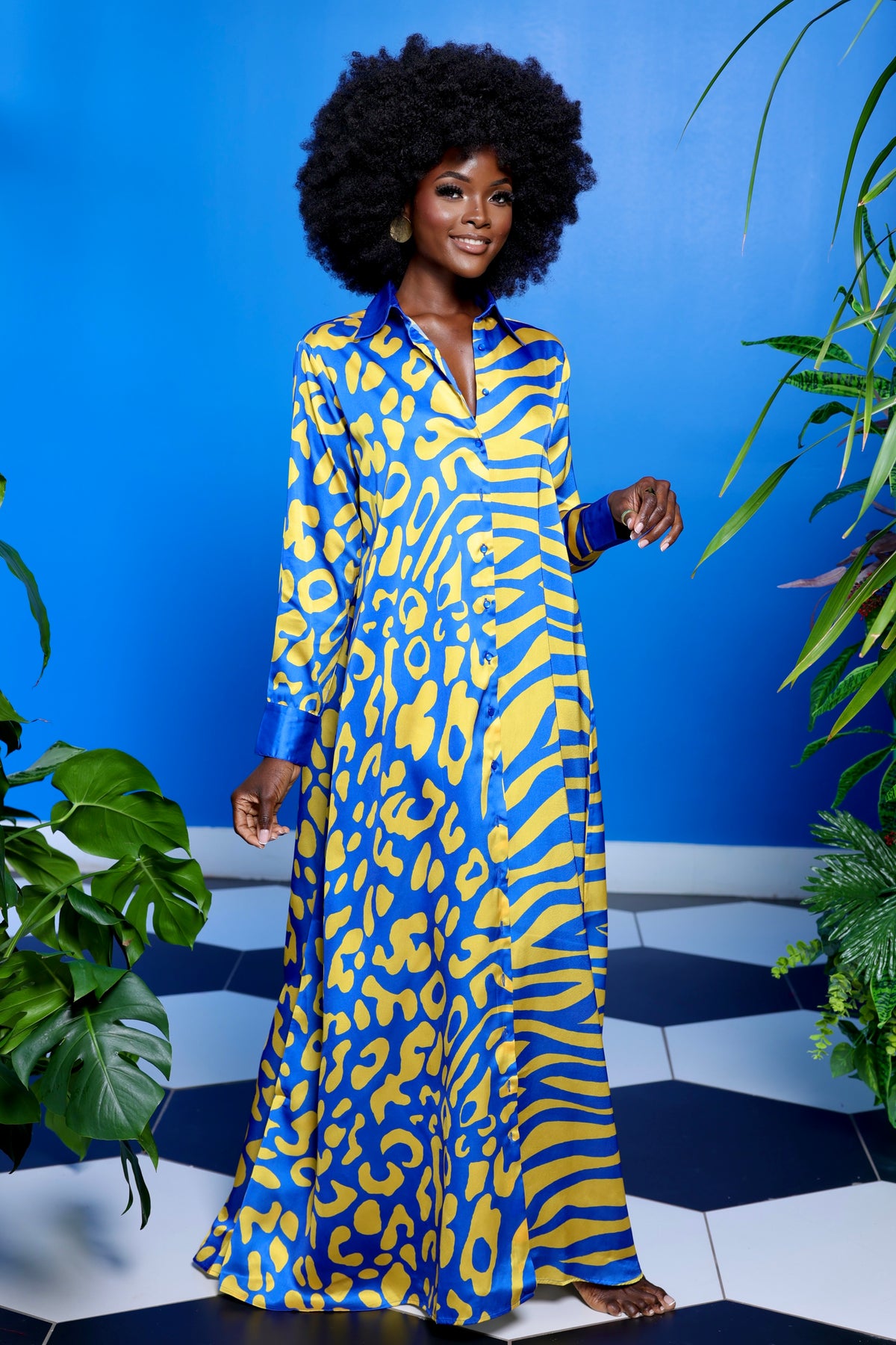 Aisha Shirt Dress by Sai Sankoh — view 3
