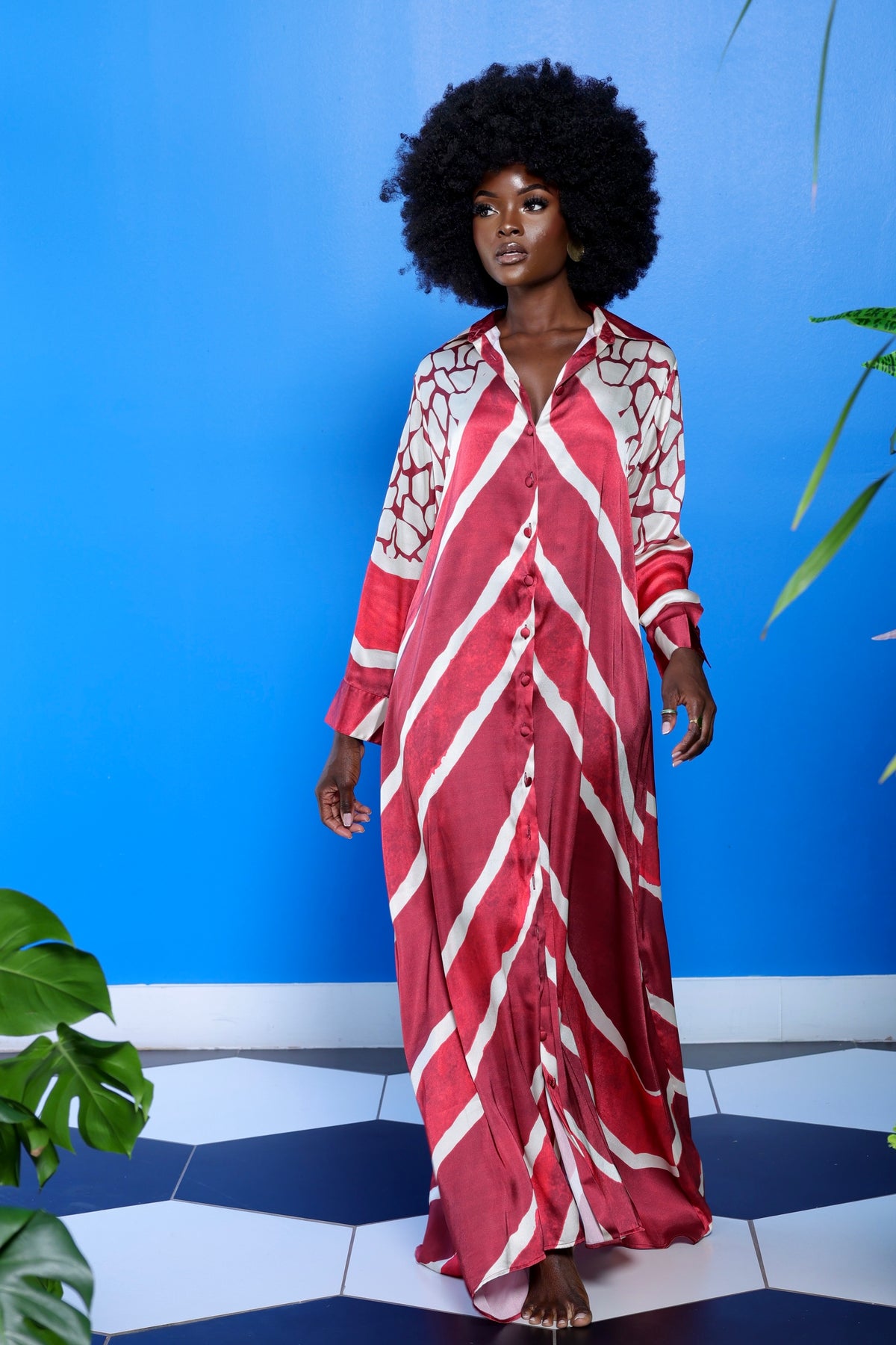 Divinity Shirtdress by Sai Sankoh, luxury resort shirt dress