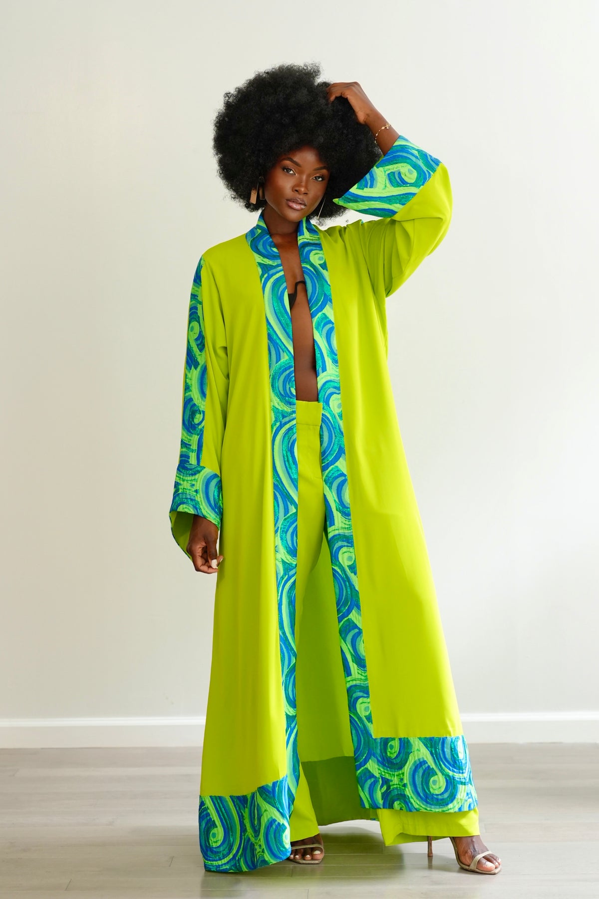 Green Colette Duster by Sai Sankoh — view 7