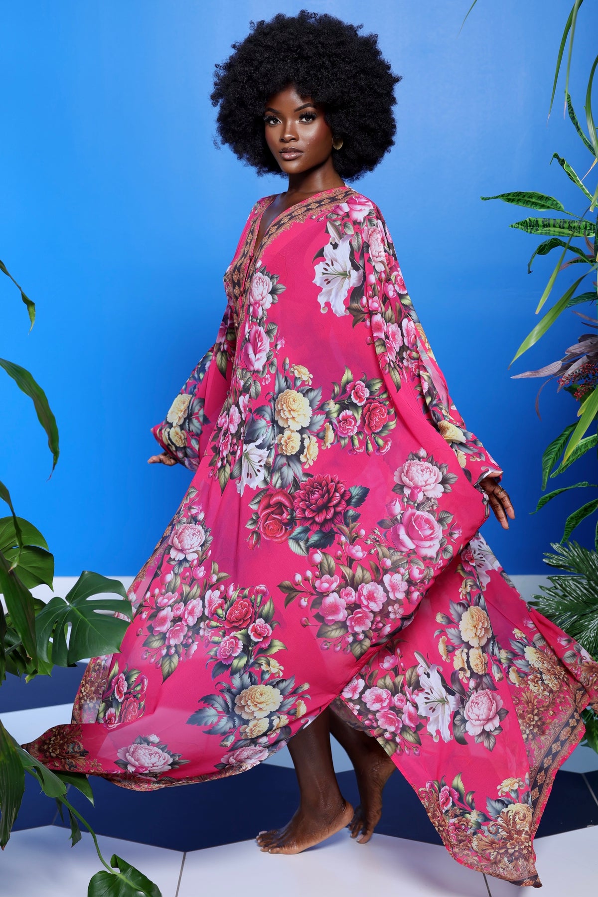 Rosa Goddess Kaftan by Sai Sankoh — view 6