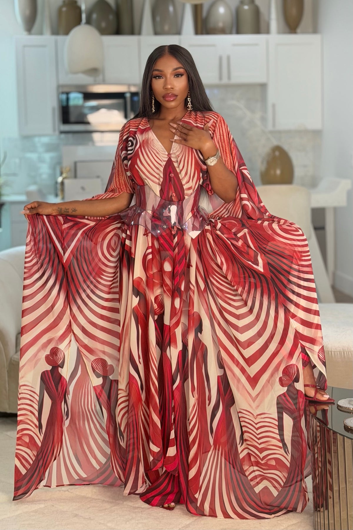 Keva Goddess Kaftan by Sai Sankoh — view 3