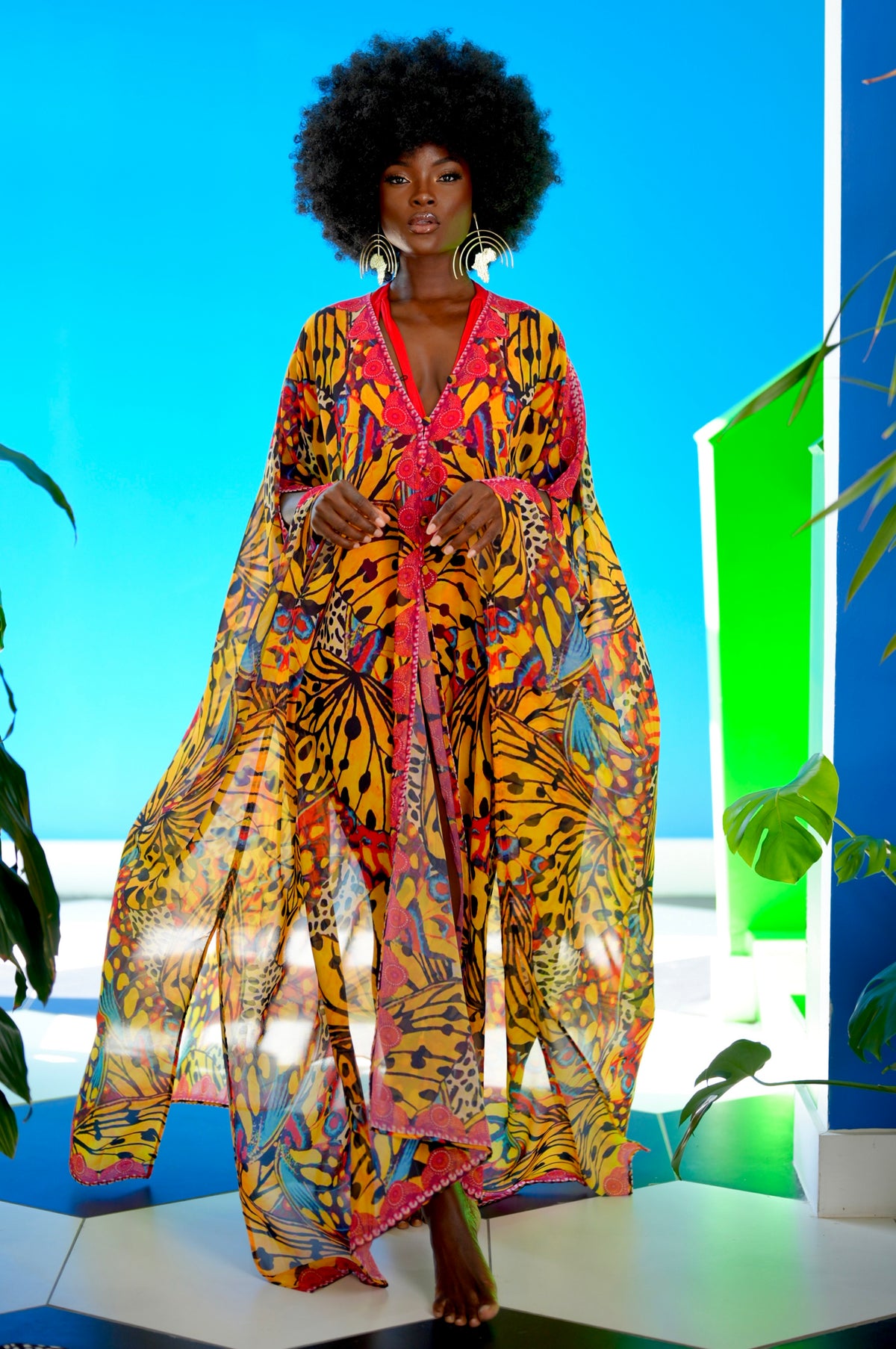 Tristan Goddess kaftan by Sai Sankoh — view 5