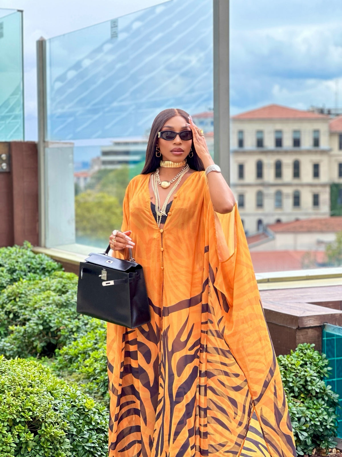 Jaqueline Goddess Kaftan by Sai Sankoh — view 7