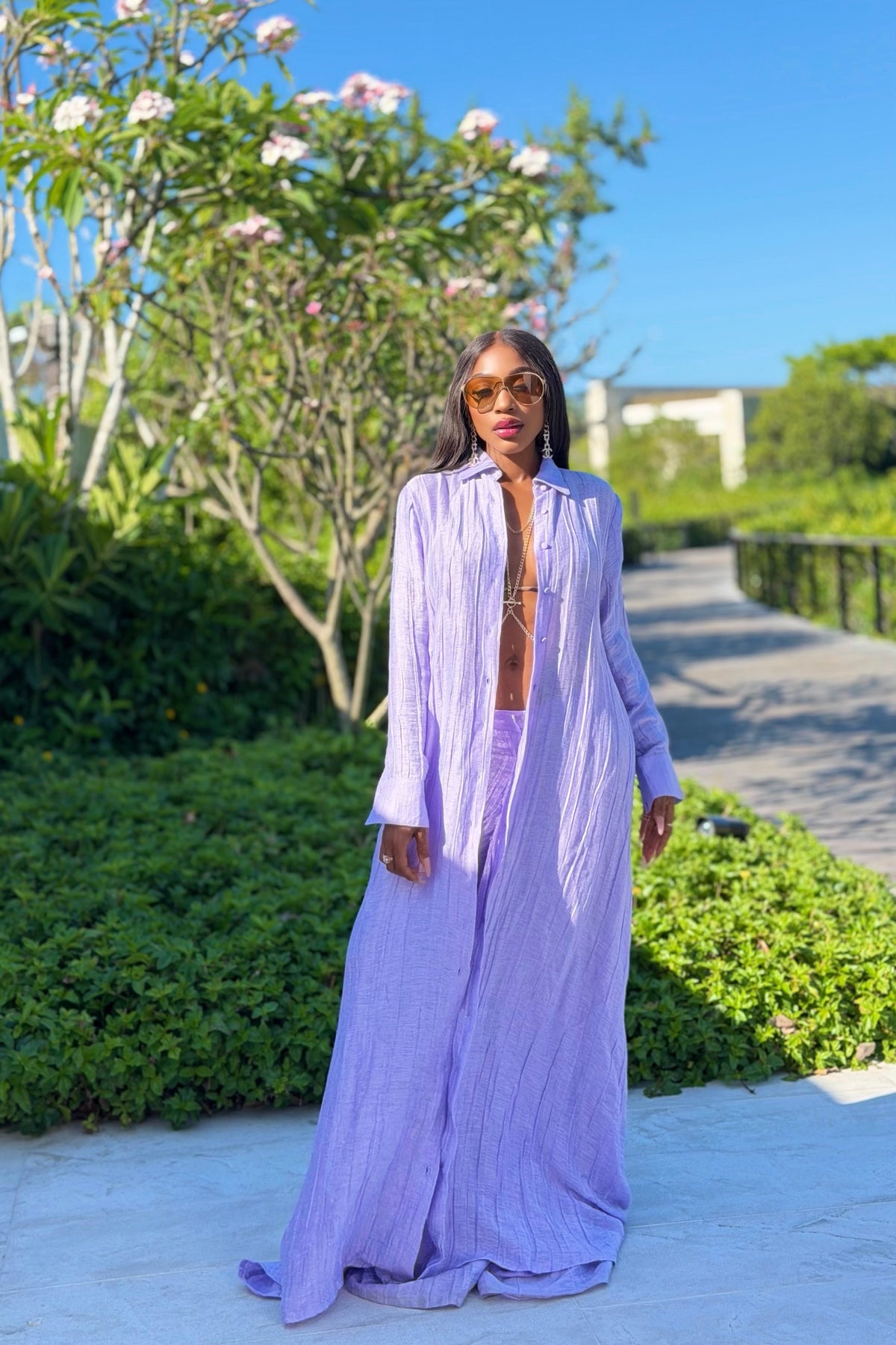 Hera Pants in Lilac by Sai Sankoh — view 5