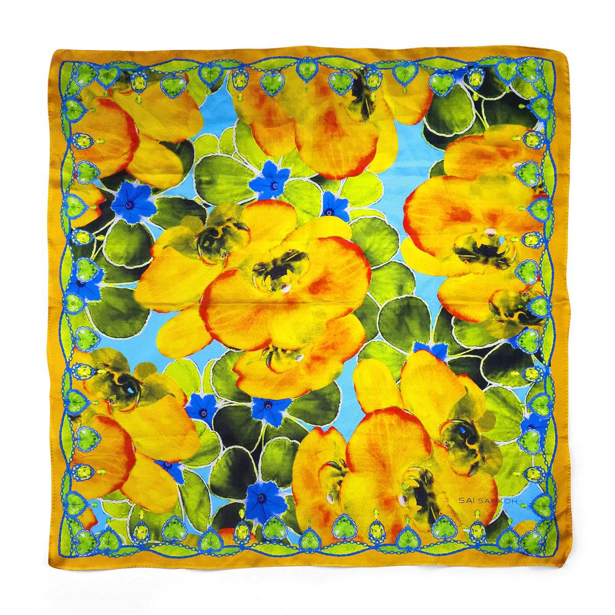 Angel Scarf by Sai Sankoh, luxury resort scarf