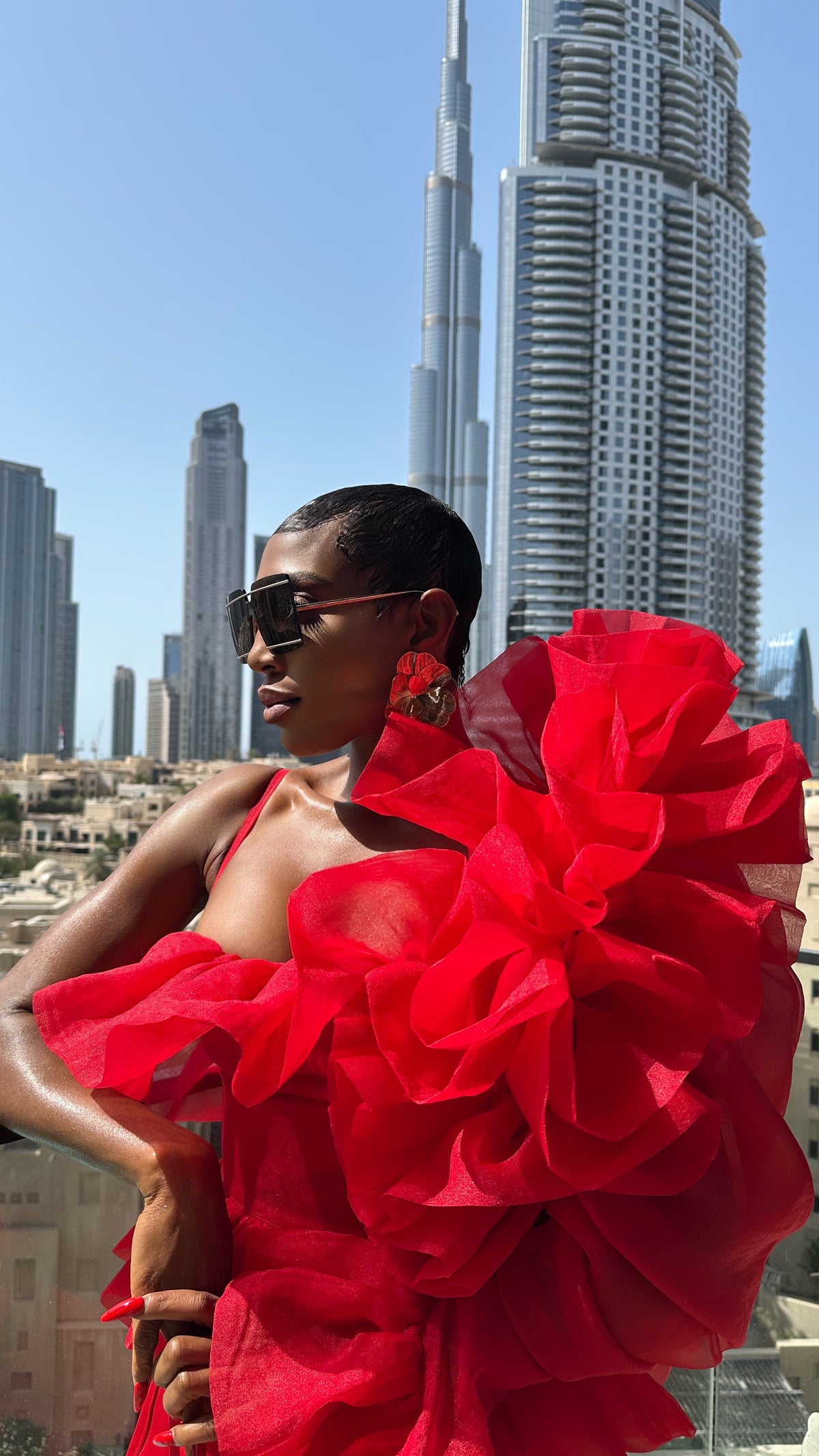 Red Yodi Top by Sai Sankoh — view 6