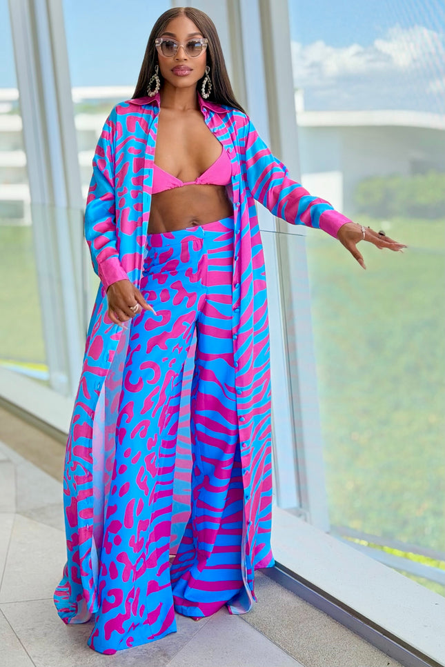 Bubble Gum Shirtdress by Sai Sankoh — view 2