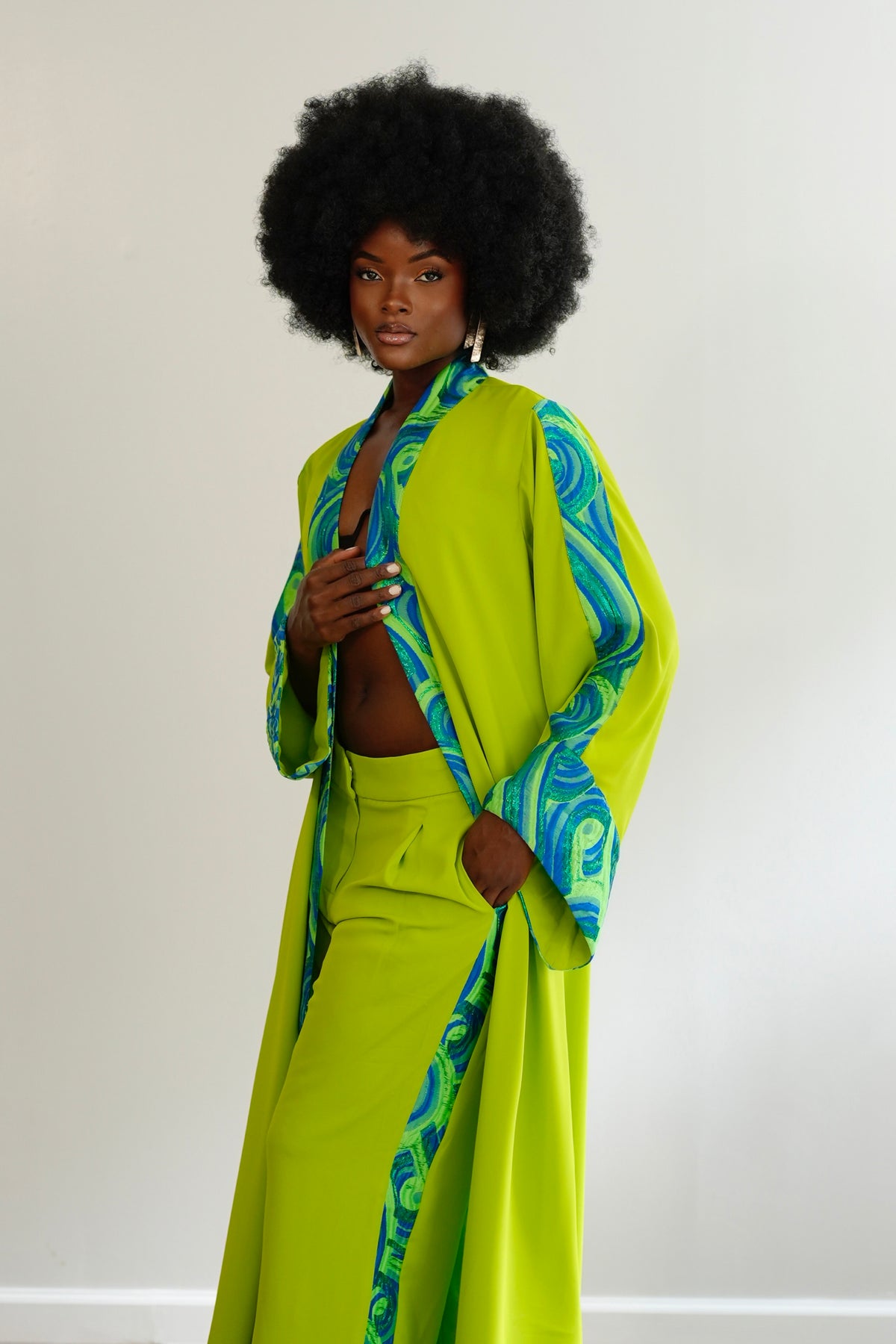 Green Colette Duster by Sai Sankoh — view 3