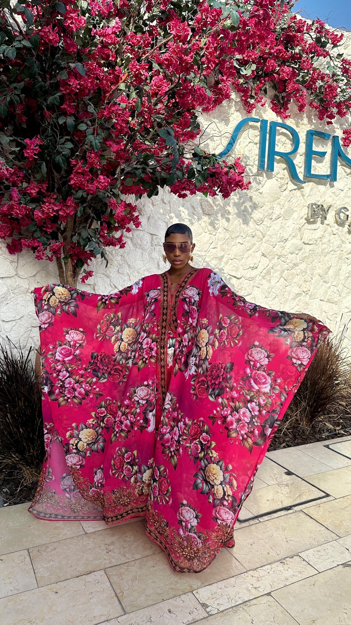 Rosa Goddess Kaftan by Sai Sankoh — view 2