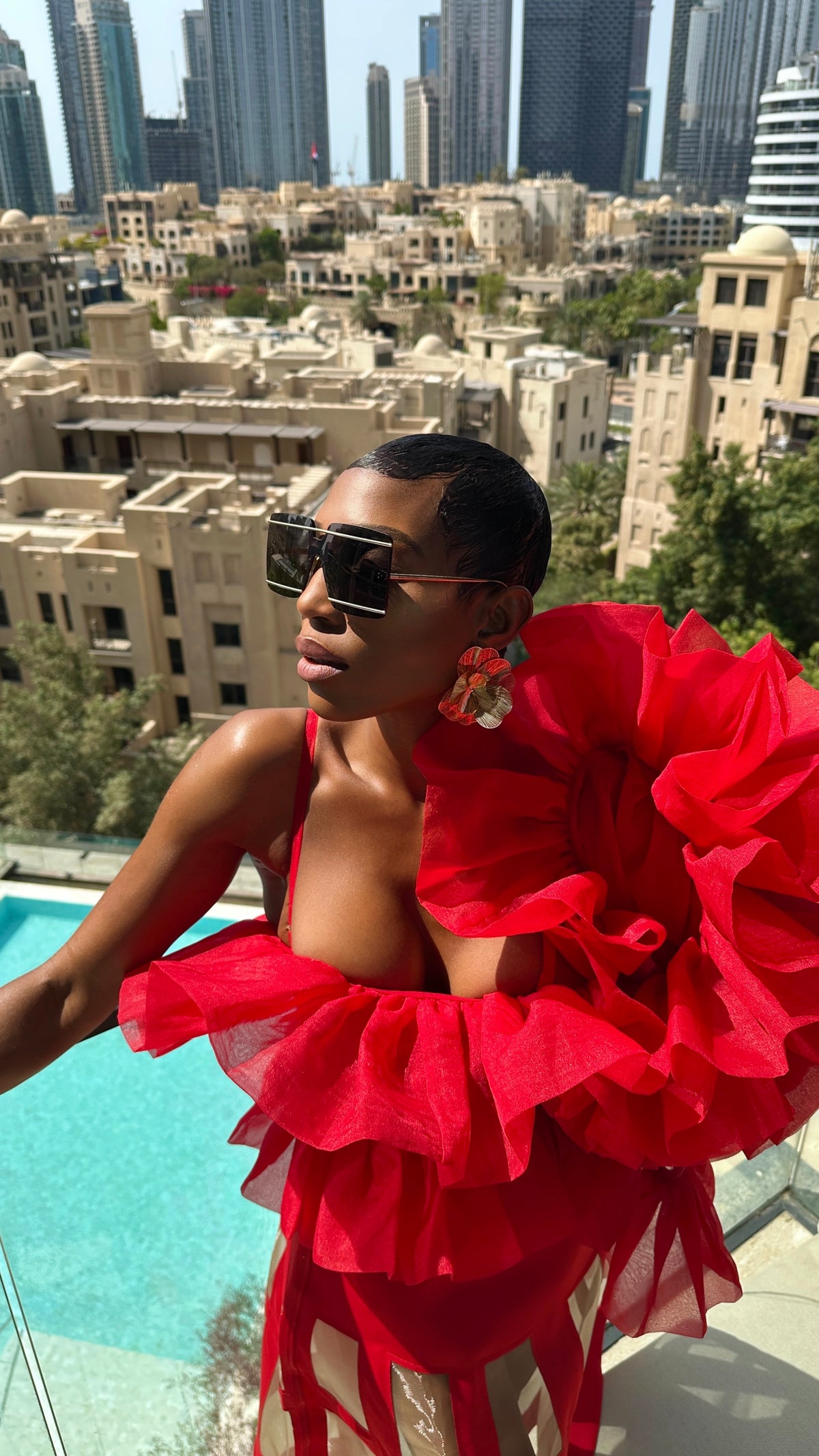Red Yodi Top by Sai Sankoh — view 5