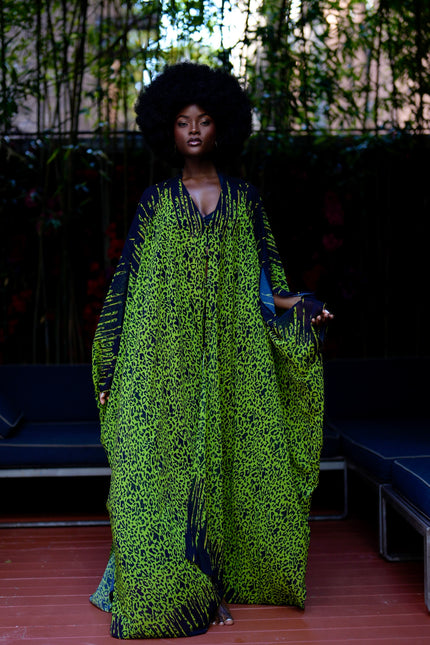 Sydney Goddess Kaftan by Sai Sankoh, luxury resort kaftan