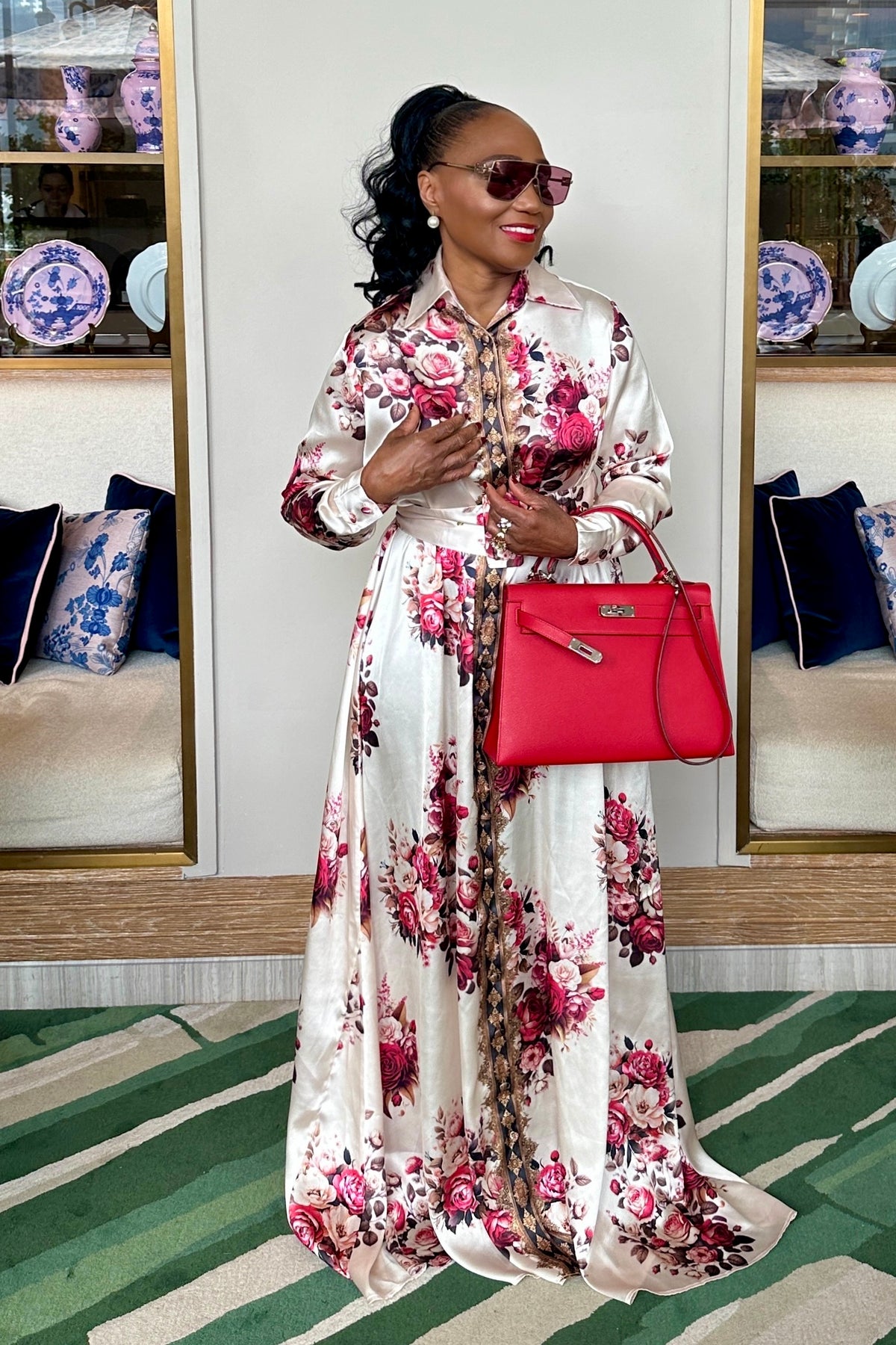 Meriden Shirt Dress by Sai Sankoh, luxury resort shirt dress