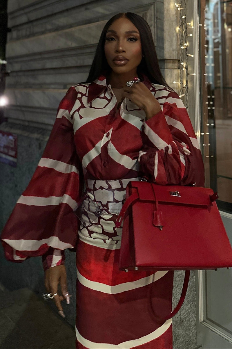 Lava Blouse by Sai Sankoh, luxury resort blouse