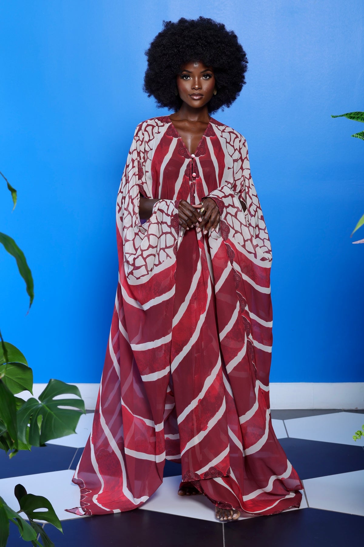 Lava Goddess Kaftan by Sai Sankoh — view 8