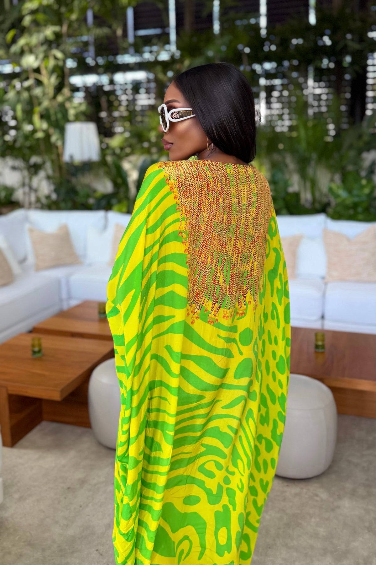 Nyakomi Box Kaftan by Sai Sankoh — view 4
