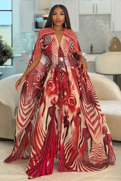 Keva Goddess Kaftan by Sai Sankoh, luxury resort kaftan