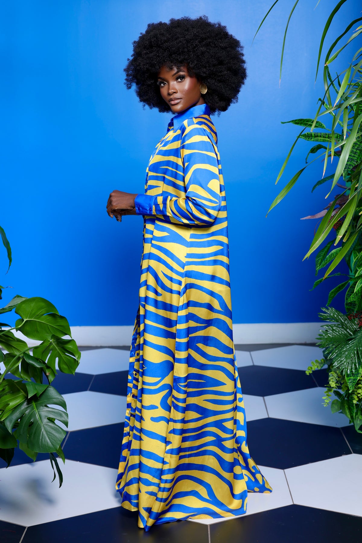 Aisha Shirt Dress by Sai Sankoh — view 7
