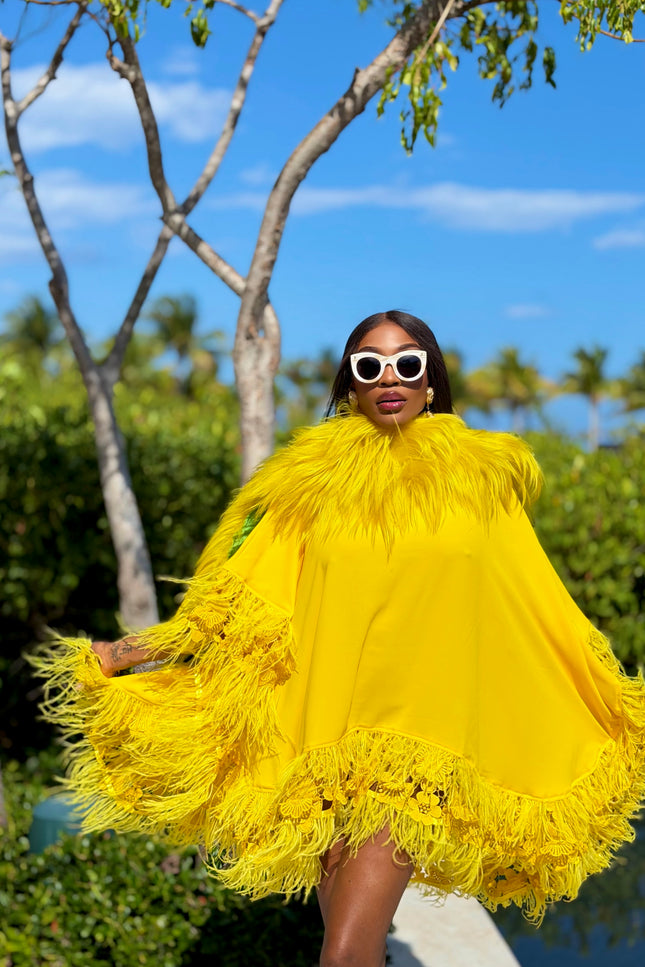 Melba Mini Dress – Canary Yellow