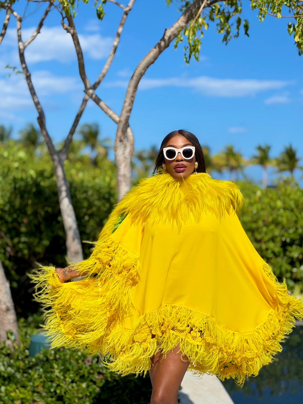 Melba Mini Dress – Canary Yellow