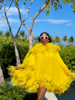 Melba Mini Dress – Canary Yellow
