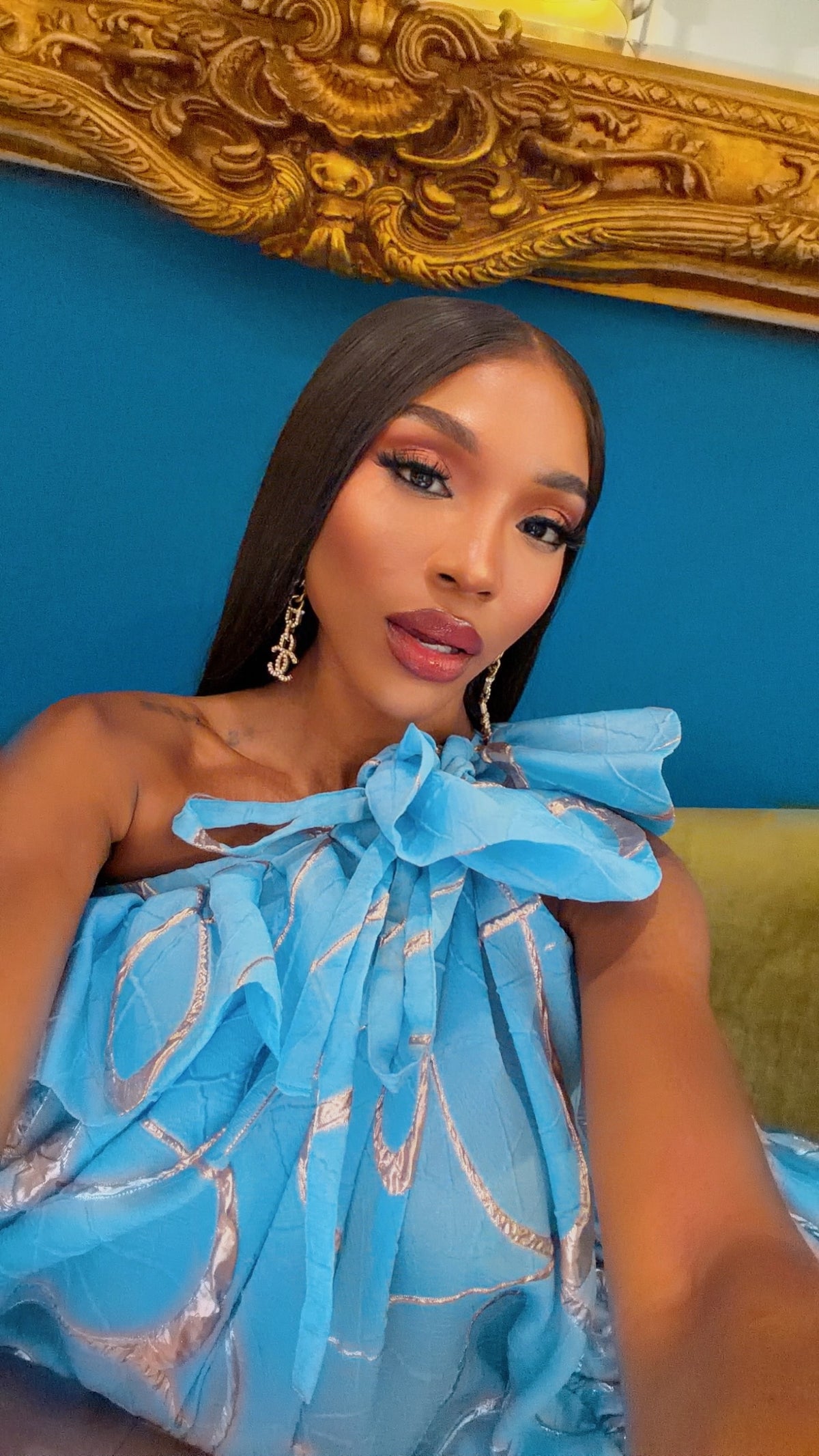 Baby Blue Selma Ruffle Dress