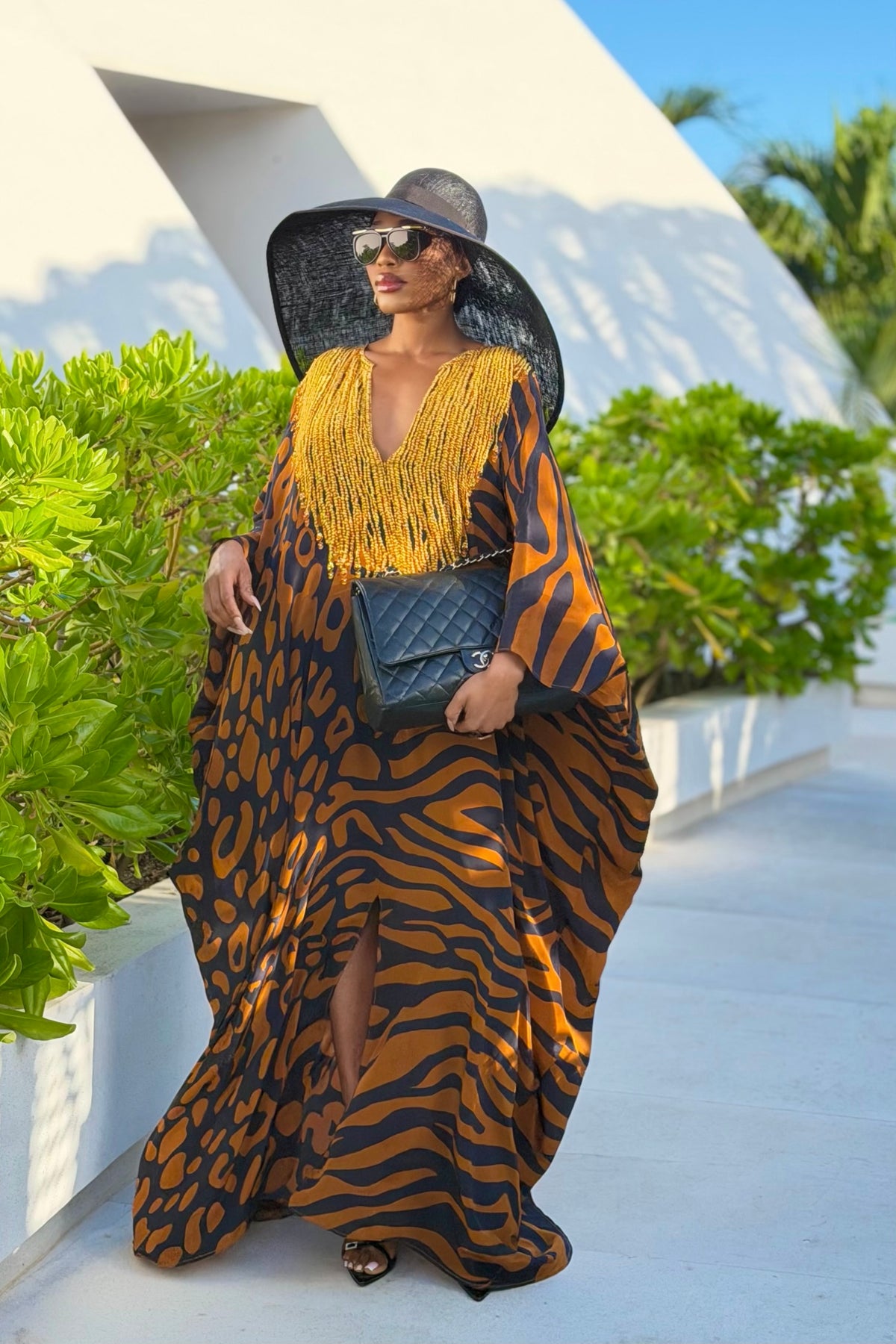 Brijea Box Kaftan by Sai Sankoh, luxury resort kaftan