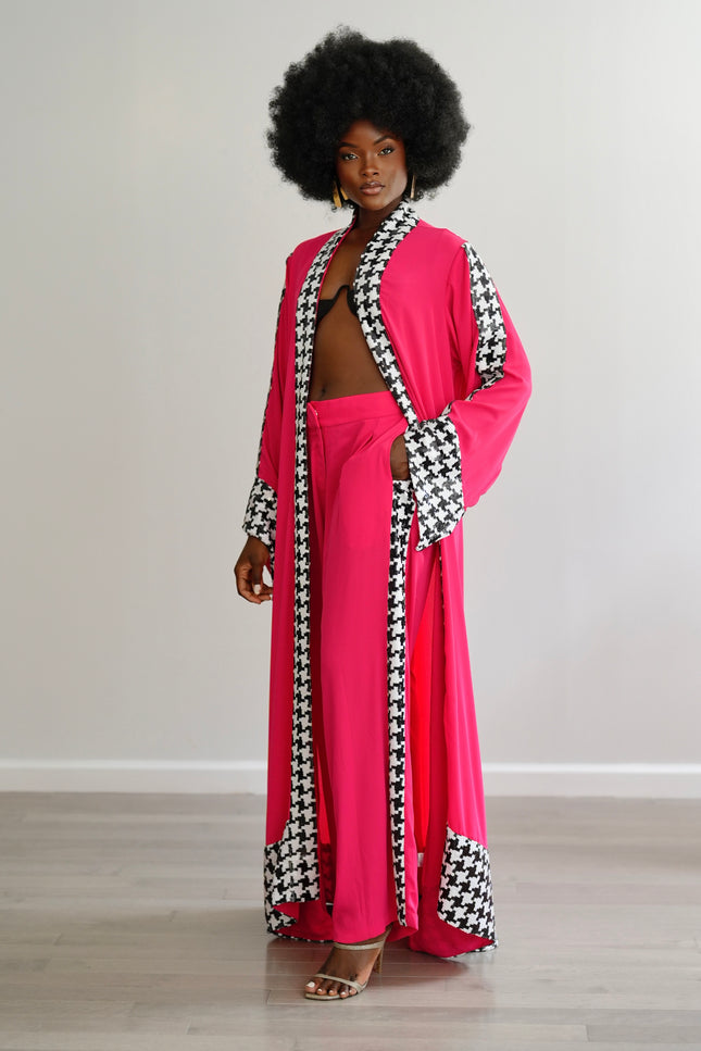 Pink Colette Pants by Sai Sankoh, luxury resort pants