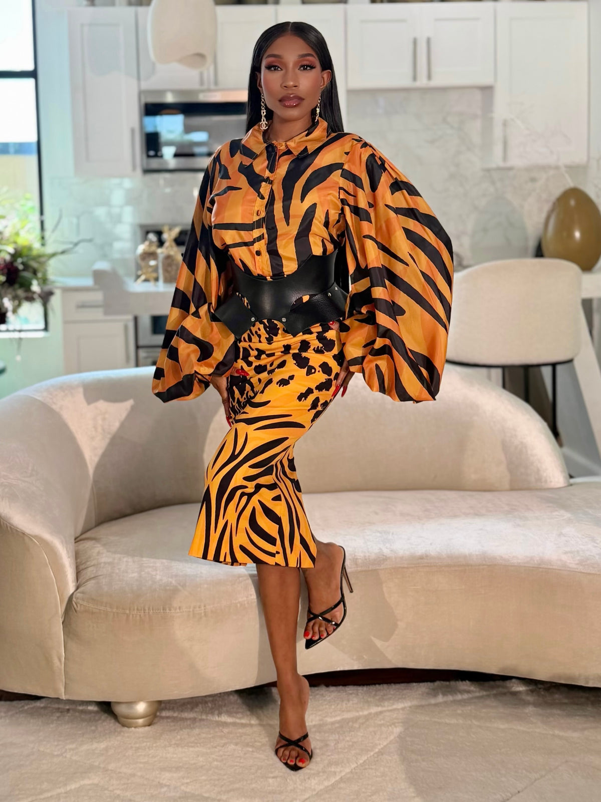 Jaqueline Skirt by Sai Sankoh — luxury resort wear