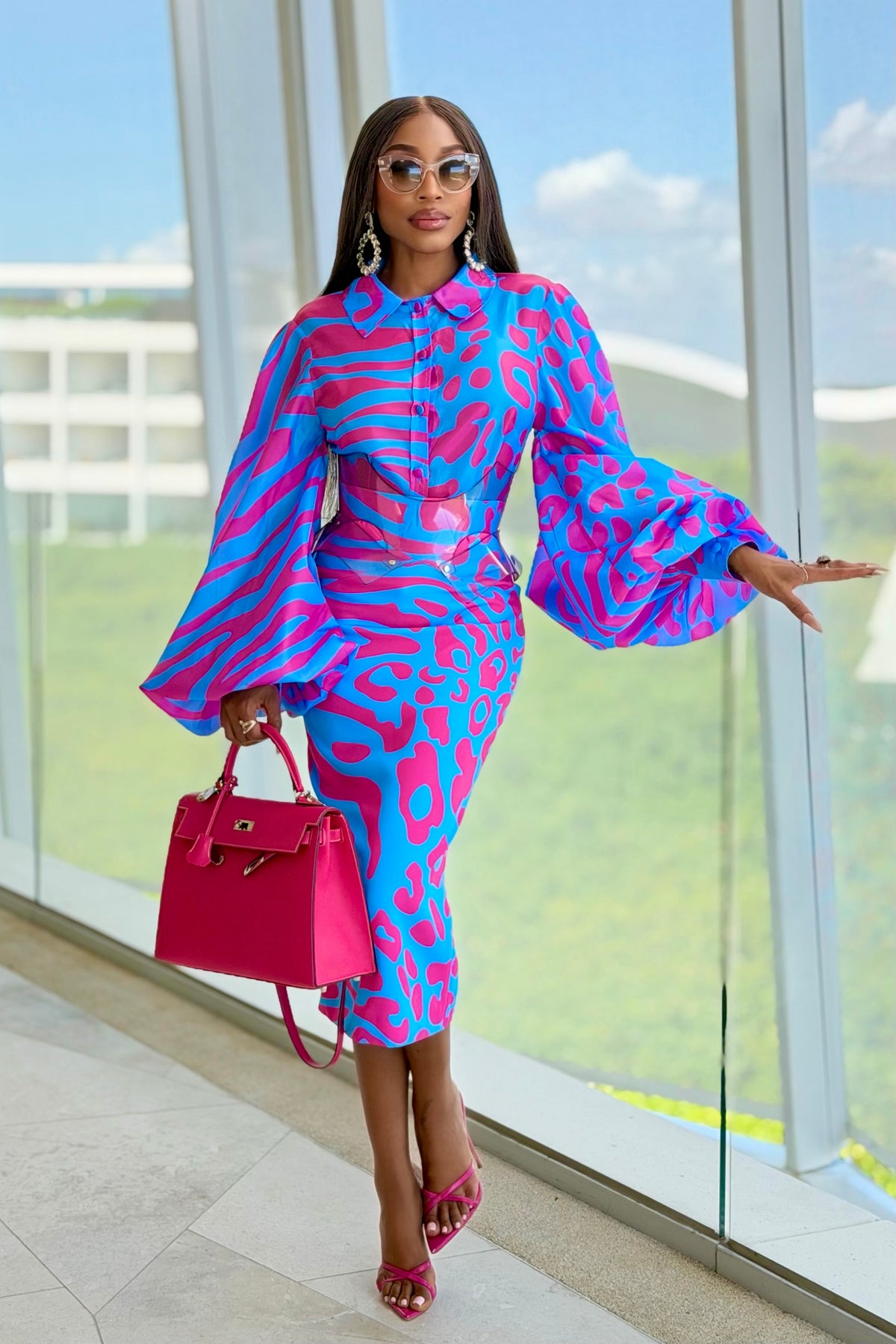Bubble Gum Pencil Skirt by Sai Sankoh — view 13