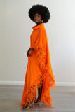 Orange Melba Kaftan