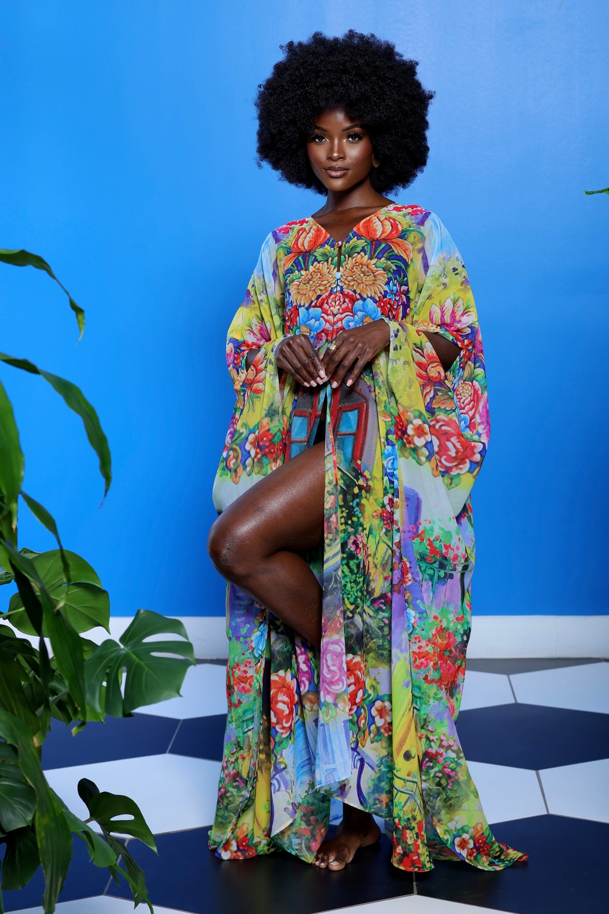 Sicily Goddess Kaftan by Sai Sankoh — view 2