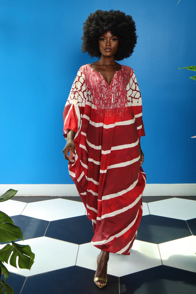 Lava Box Kaftan by Sai Sankoh, luxury resort kaftan