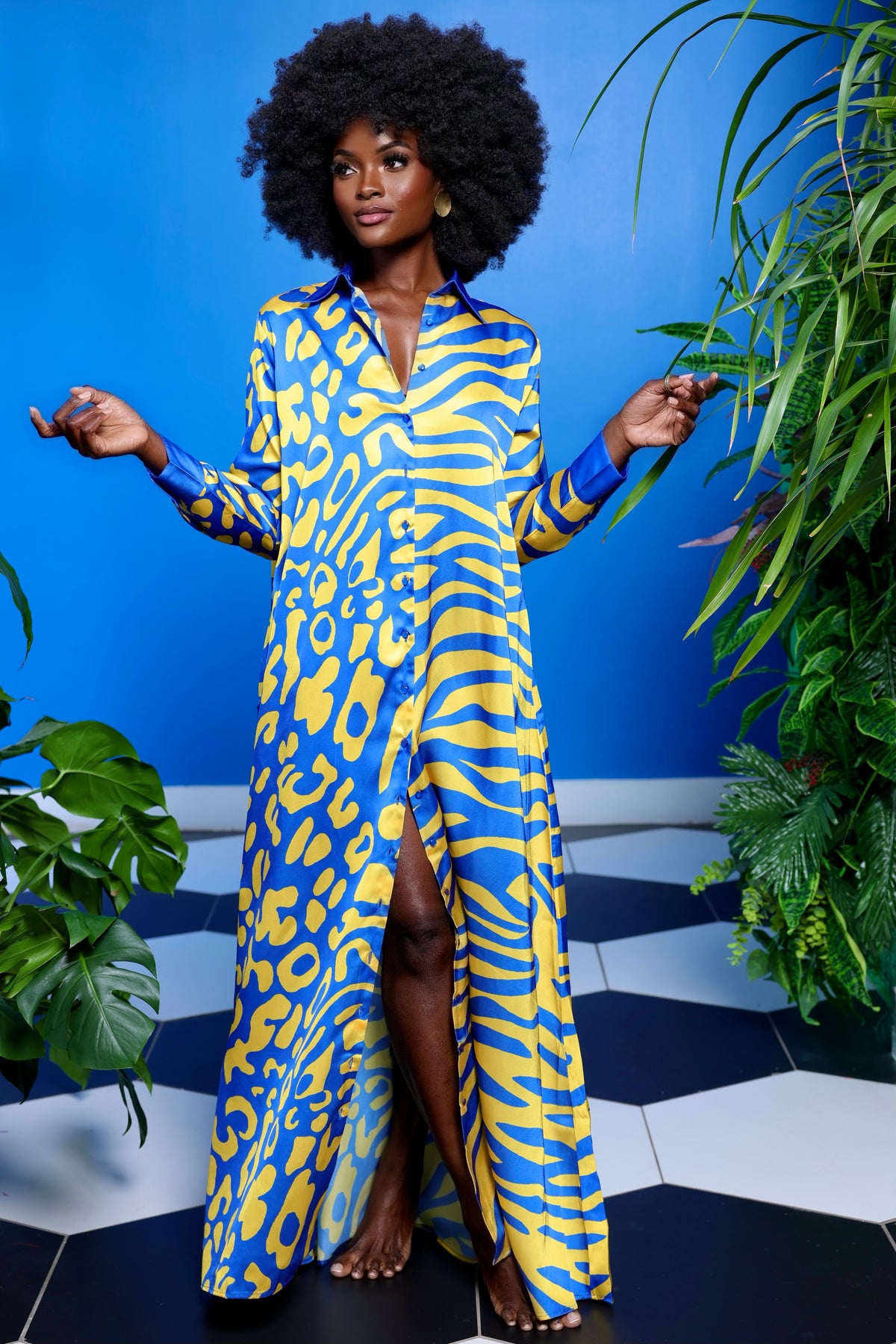 Aisha Shirt Dress by Sai Sankoh — view 2