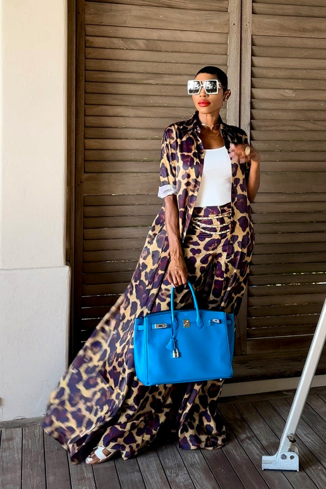 Serengeti Shirt Dress by Sai Sankoh, luxury resort shirt dress