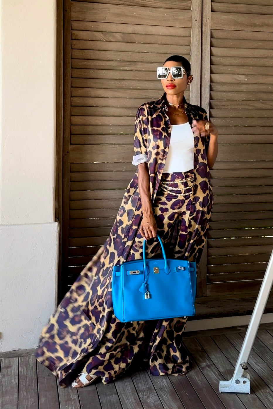 Serengeti Shirt Dress by Sai Sankoh, luxury resort shirt dress