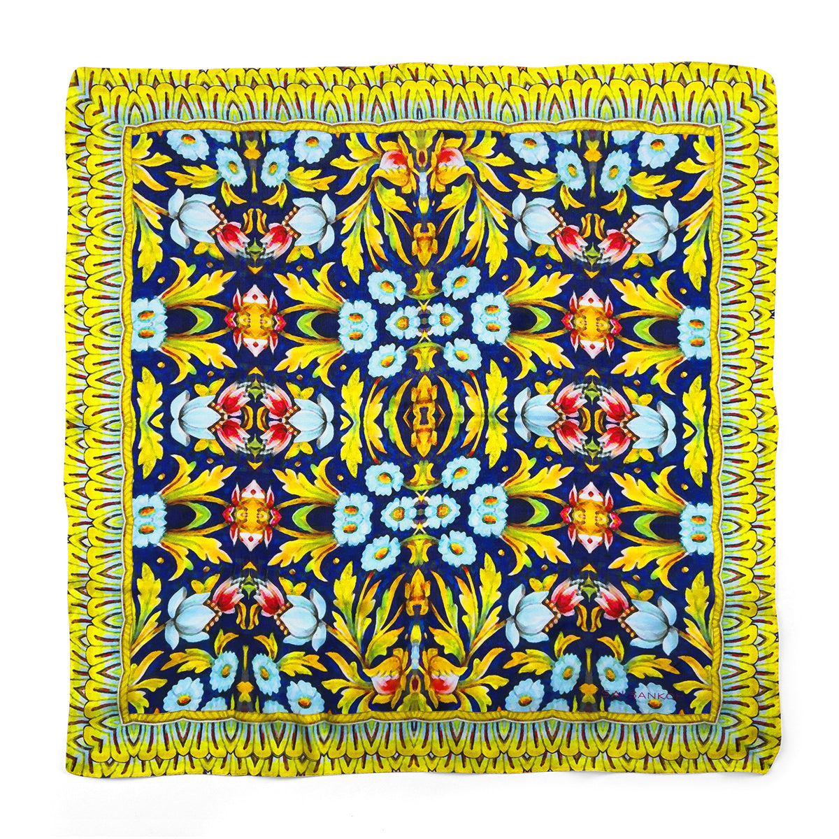 Scarlett Scarf by Sai Sankoh, luxury resort scarf