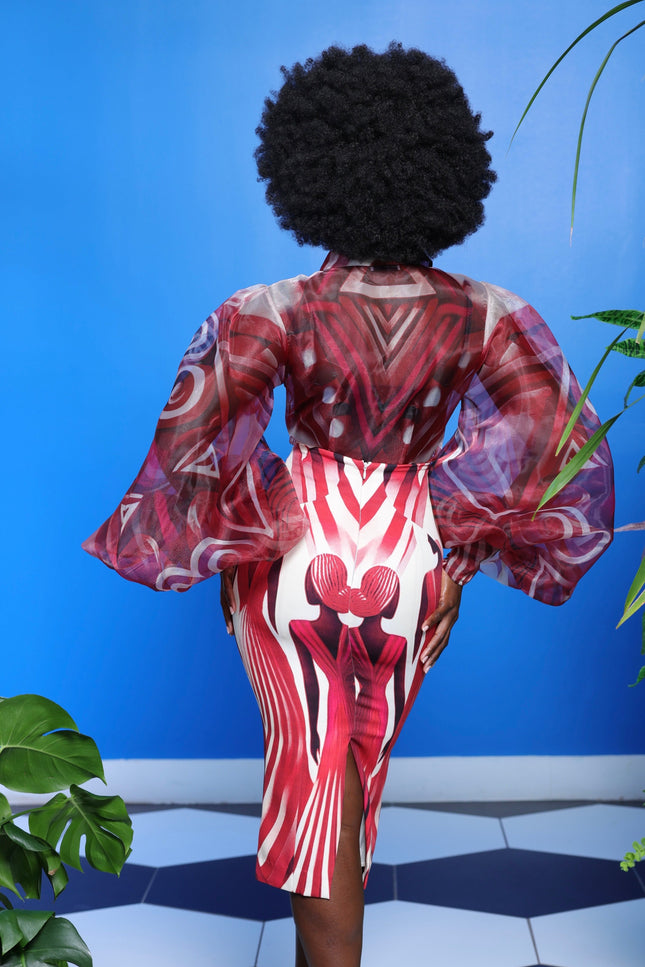 Keva Pencil Skirt by Sai Sankoh, view 2