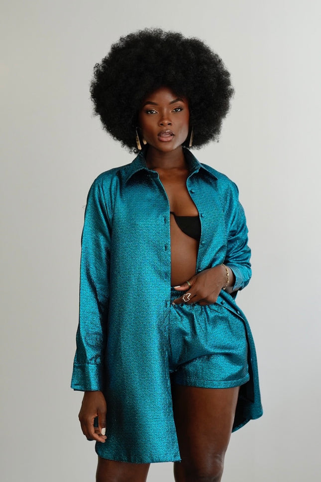Clemence Shorts by Sai Sankoh — luxury resort wear