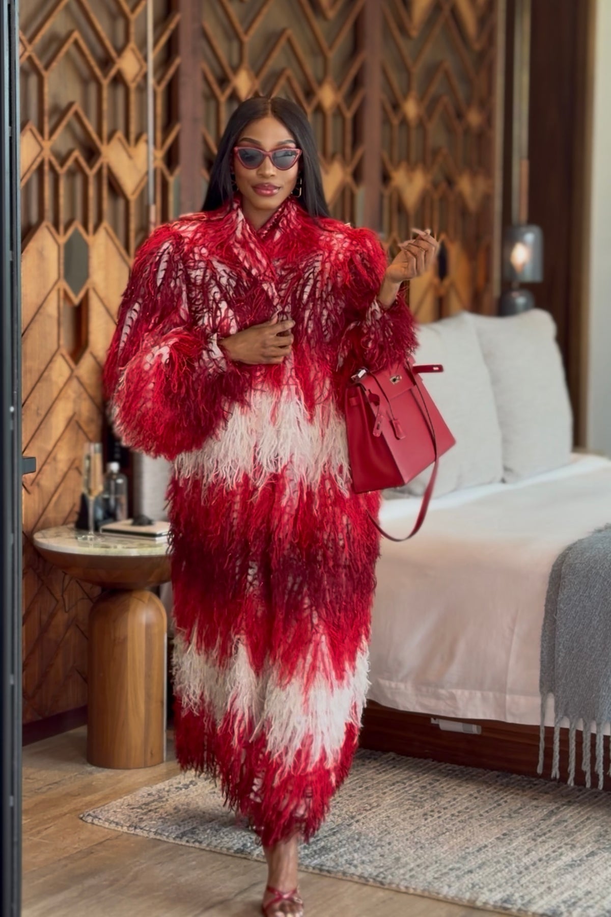 Marionette Shaggy Coat by Sai Sankoh — view 5