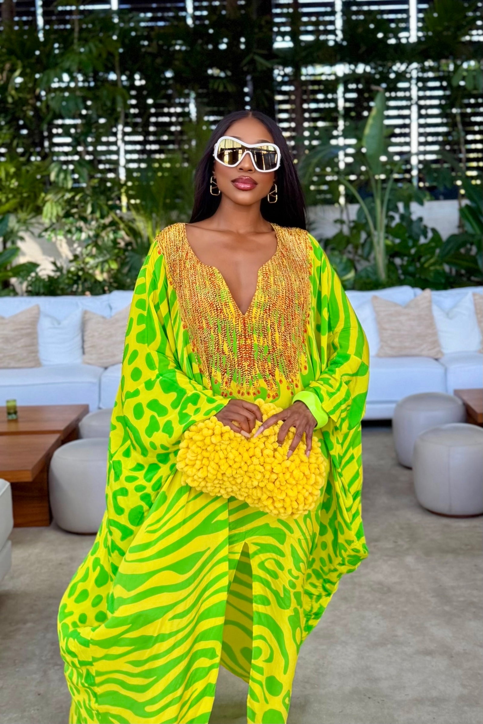 Nyakomi Box Kaftan by Sai Sankoh — view 5