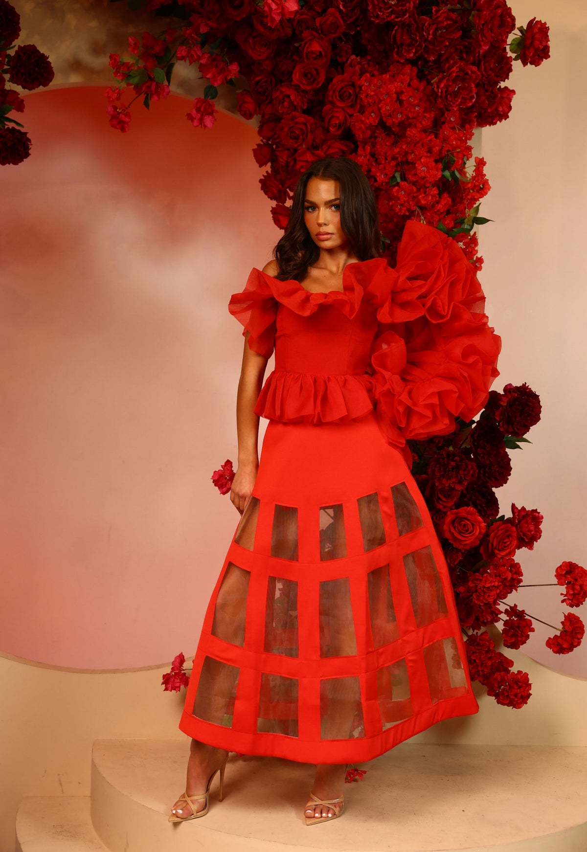 Red Yodi Top by Sai Sankoh — view 4