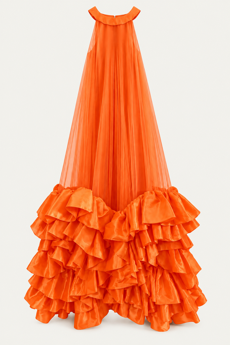 Ella in Neon Orange