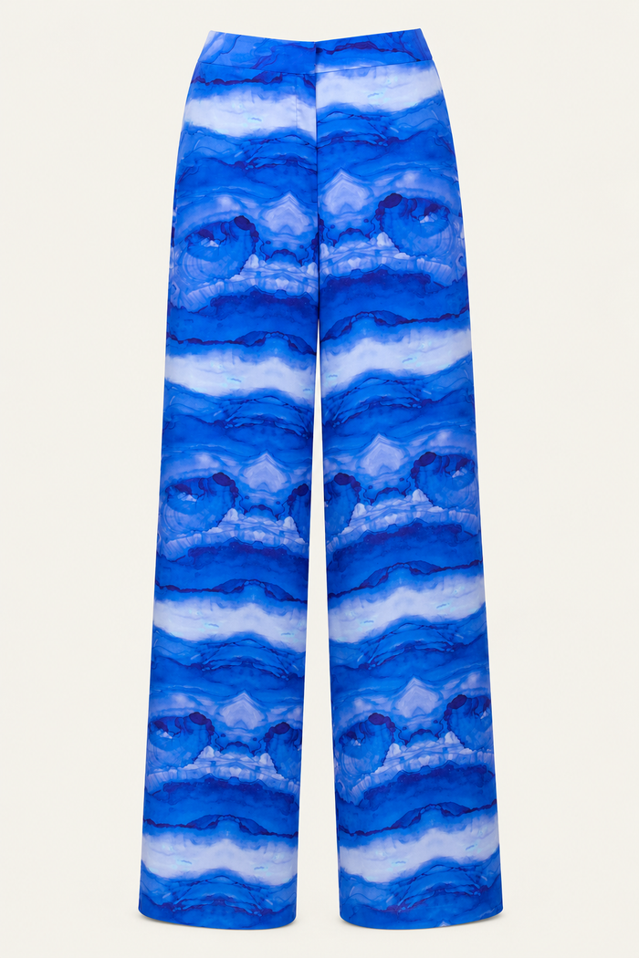 Blue Ocean Printed Pants