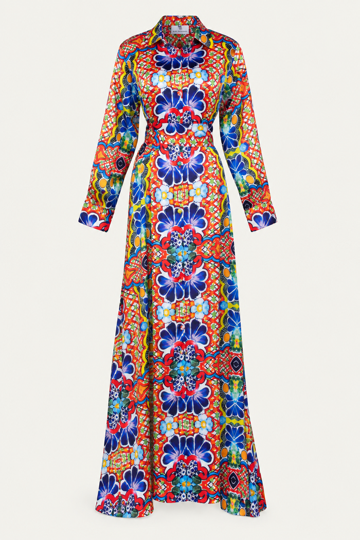 Morgana Print Shirt Dress