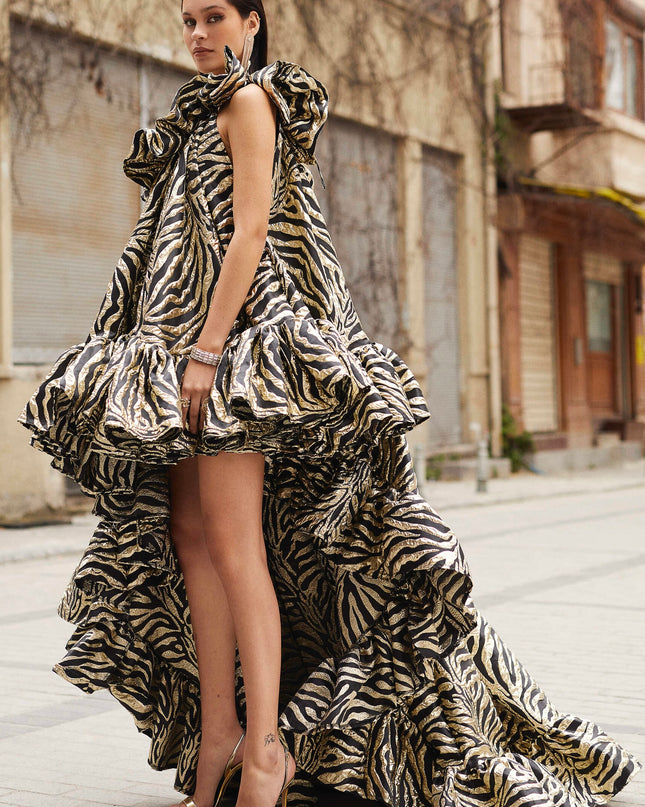 Selma Ruffle Dress by Sai Sankoh, luxury resort dress