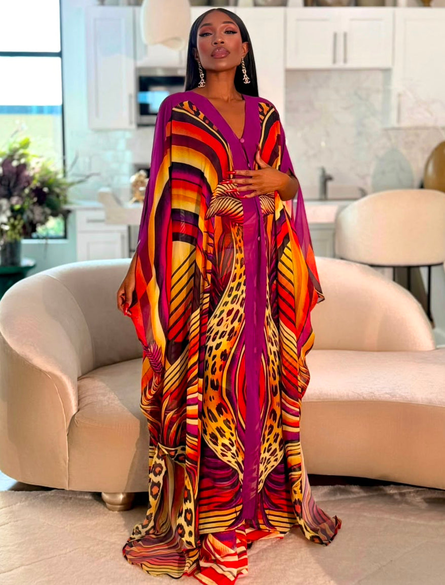 Sahara Sunrise Goddess Kaftan