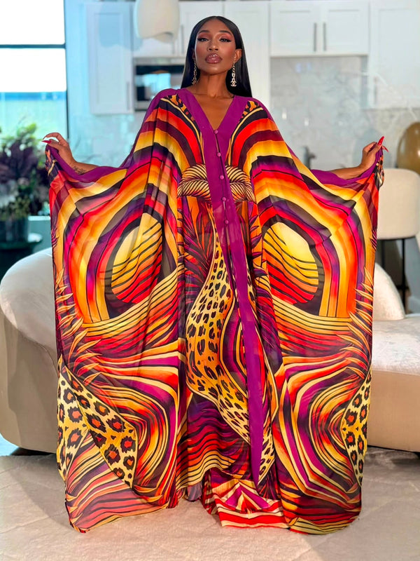 Sahara Sunrise Goddess Kaftan