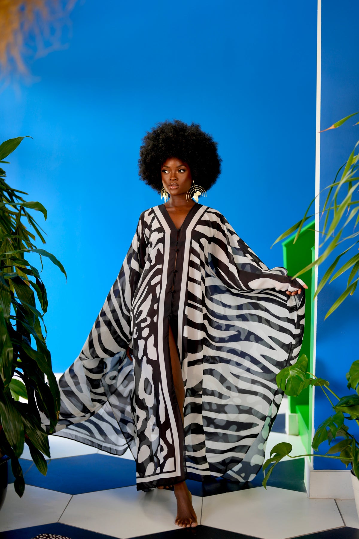 Karmyn Goddess Kaftan by Sai Sankoh — view 3