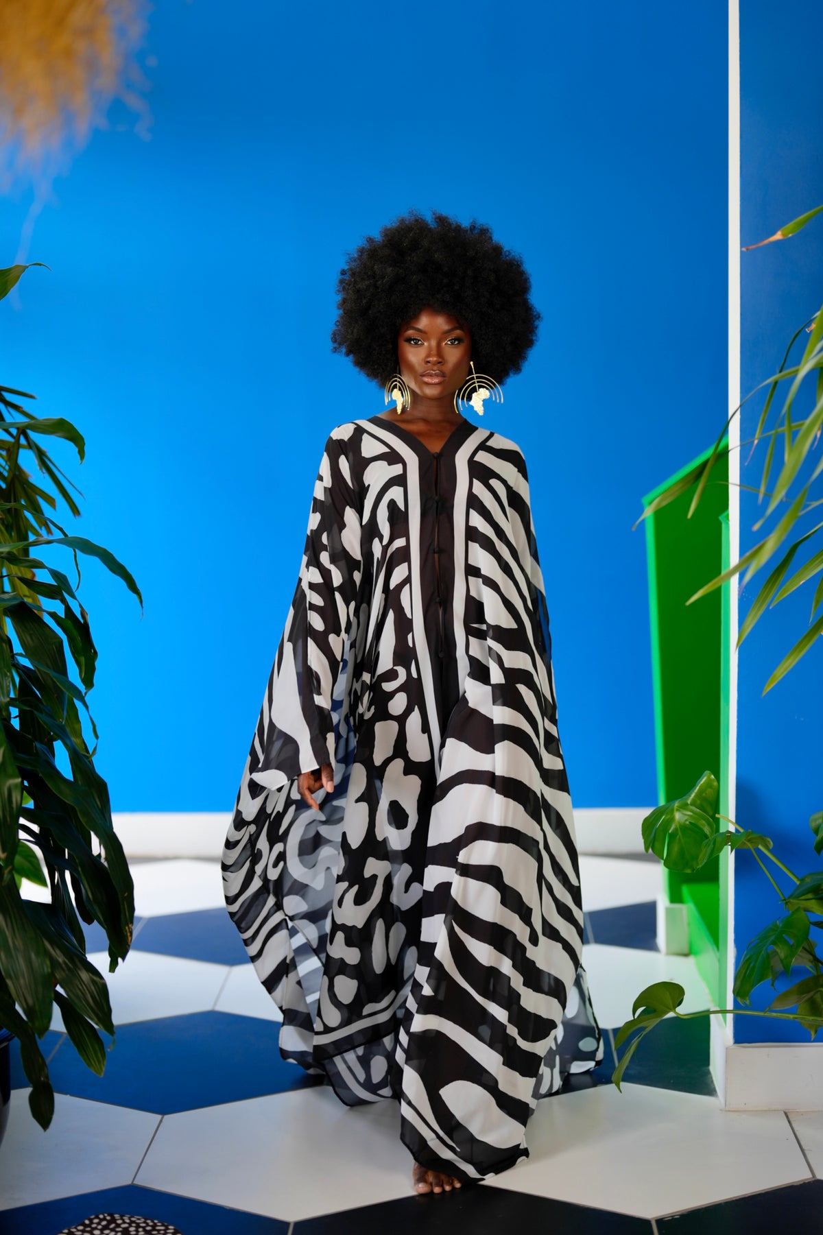 Karmyn Goddess Kaftan by Sai Sankoh — view 7